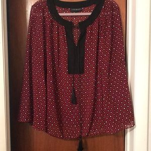 Sheer Lane Bryant Top with Bell Sleeves